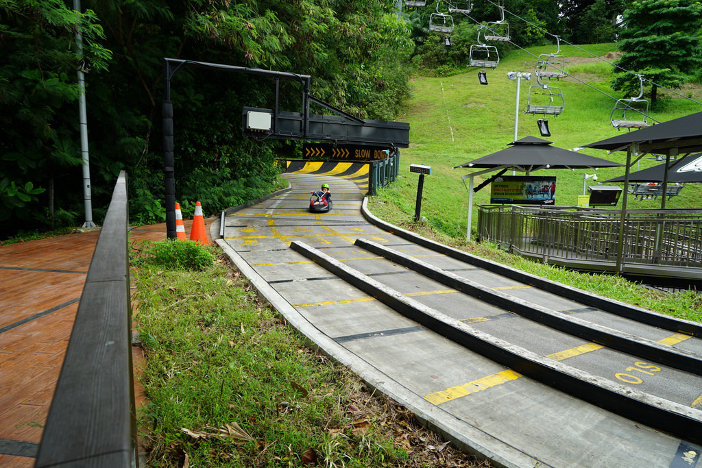 圣淘沙天际线斜坡滑车