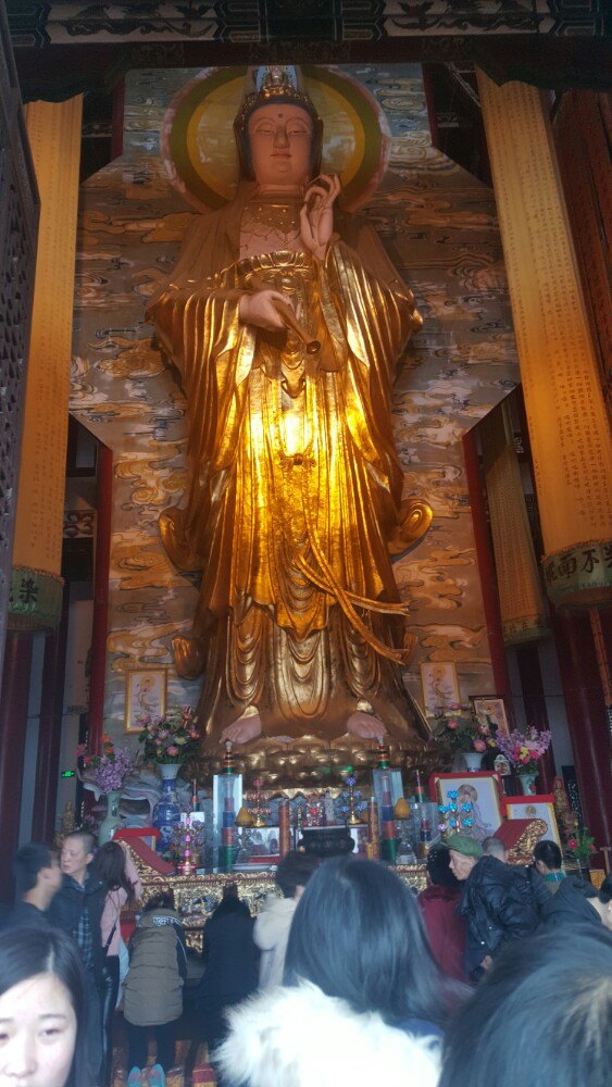 【携程攻略】遂宁灵泉寺风景区景点,观音故里,十八米高的观音菩萨
