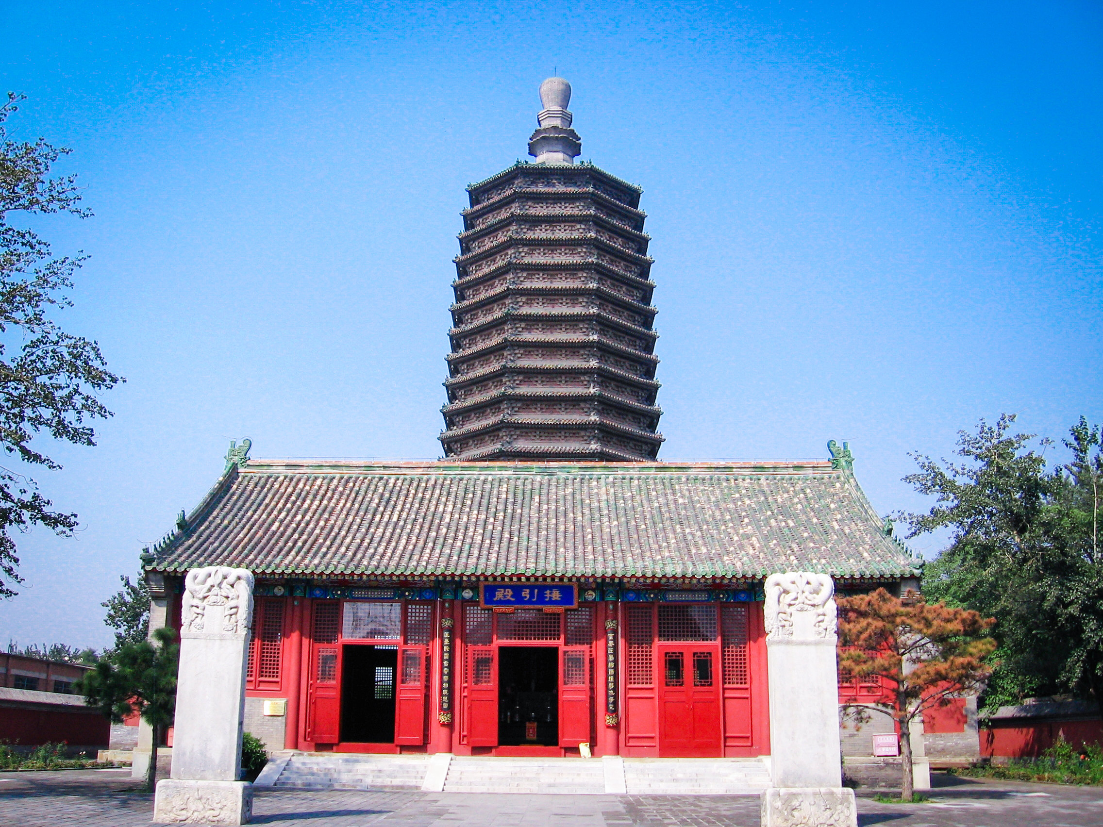 天宁寺塔 直线距离324m