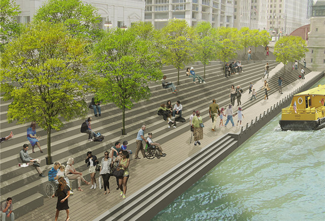 芝加哥滨河步道