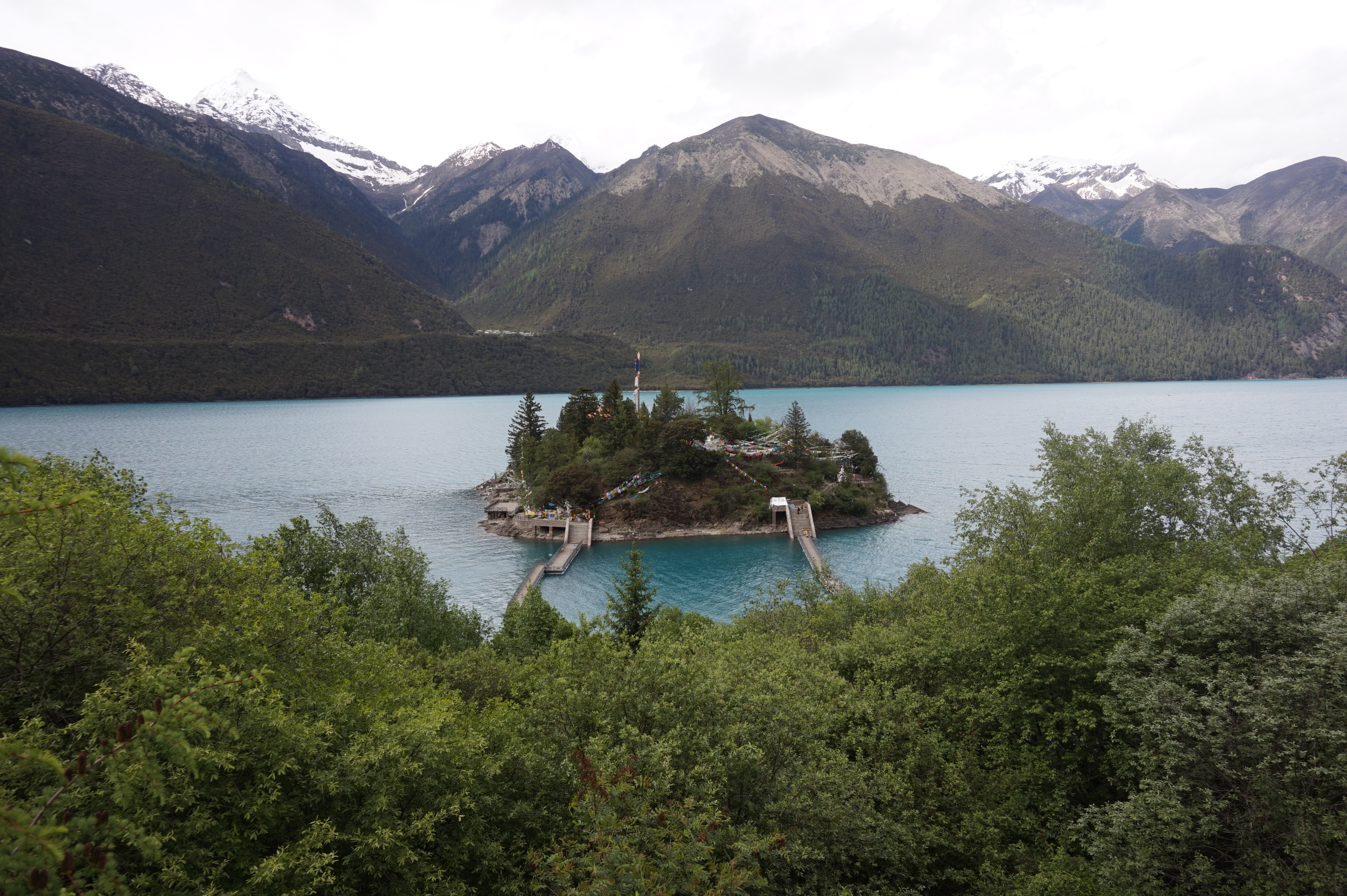 巴松措旅游景点攻略图