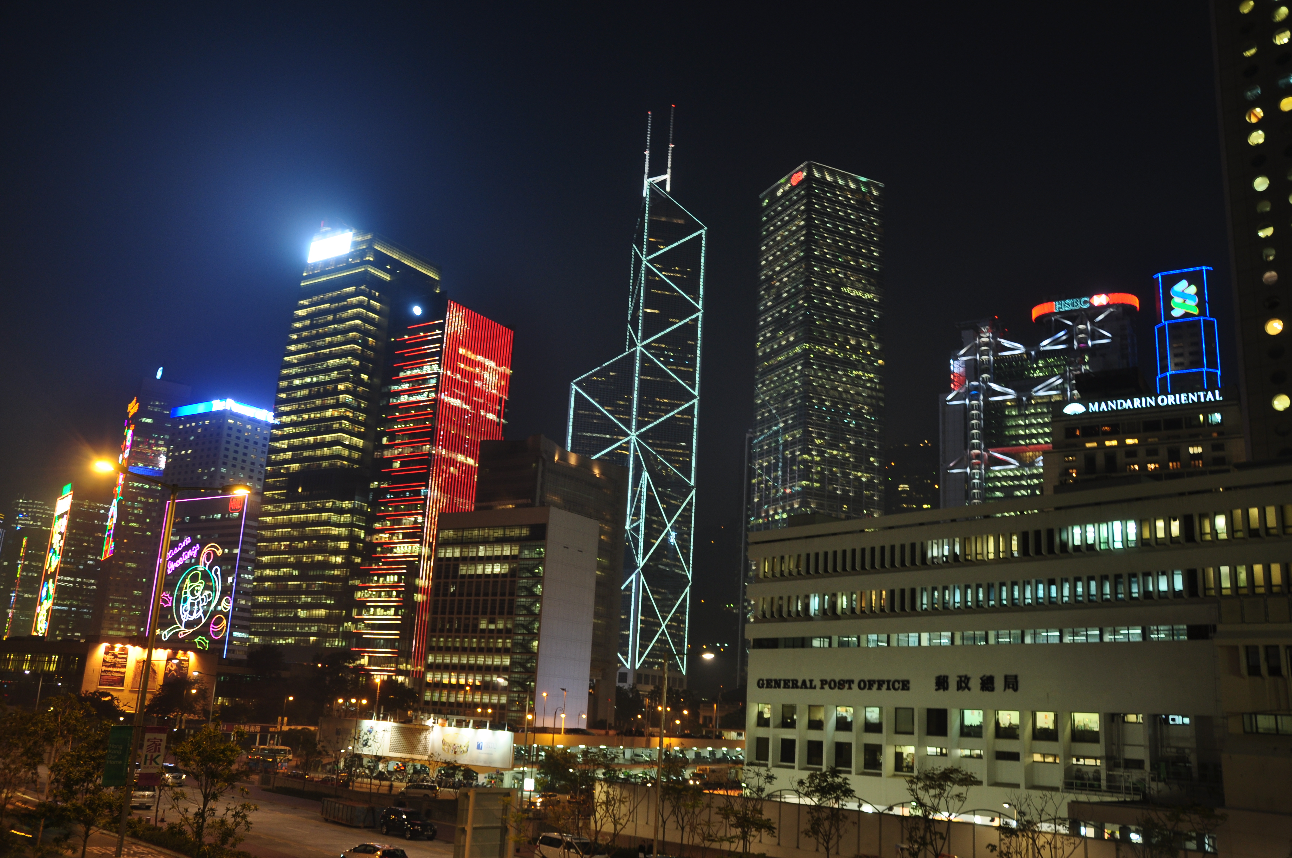 香港夜景 維多利 