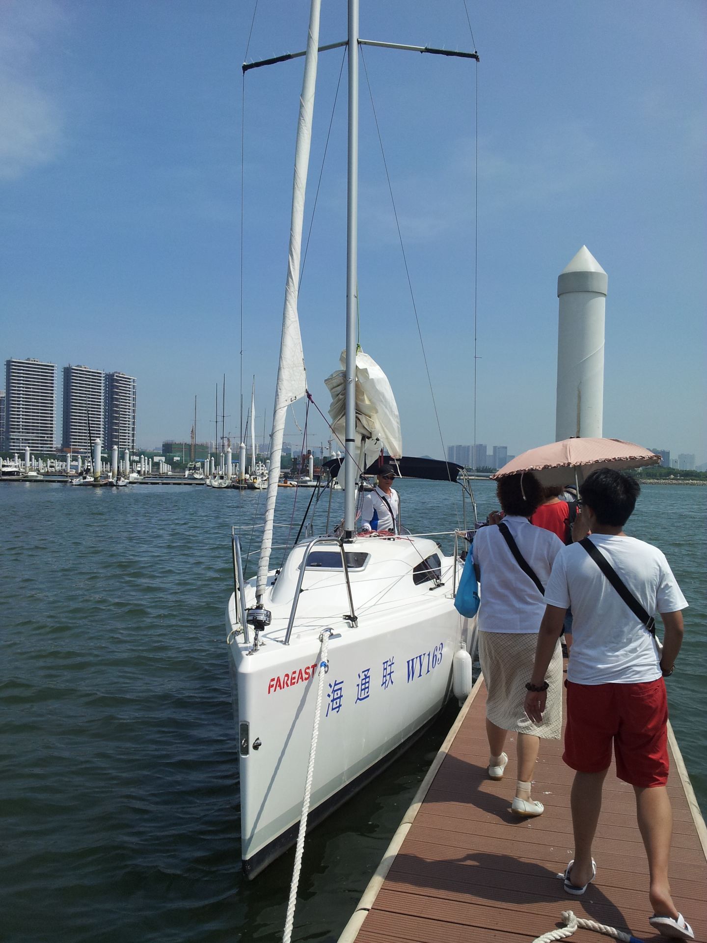 2024厦门国际游艇汇玩乐攻略,非常不错,我很勇敢坐在船头.