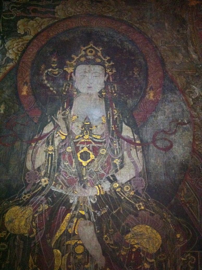 里面的明代壁画精美,偷拍了观音寺明代的壁画 