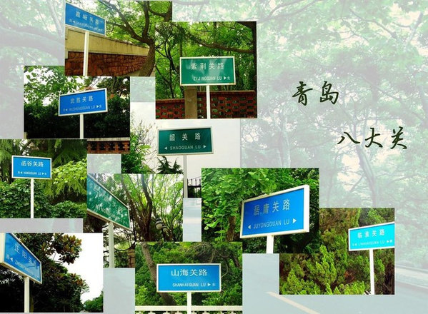 下午去了八大关,唯一的印象就是环境好棒啊,森林草丛使得满眼的绿色!