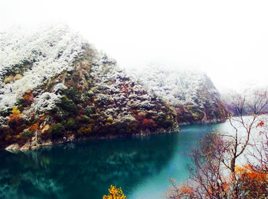 松坪沟之雪色浪漫