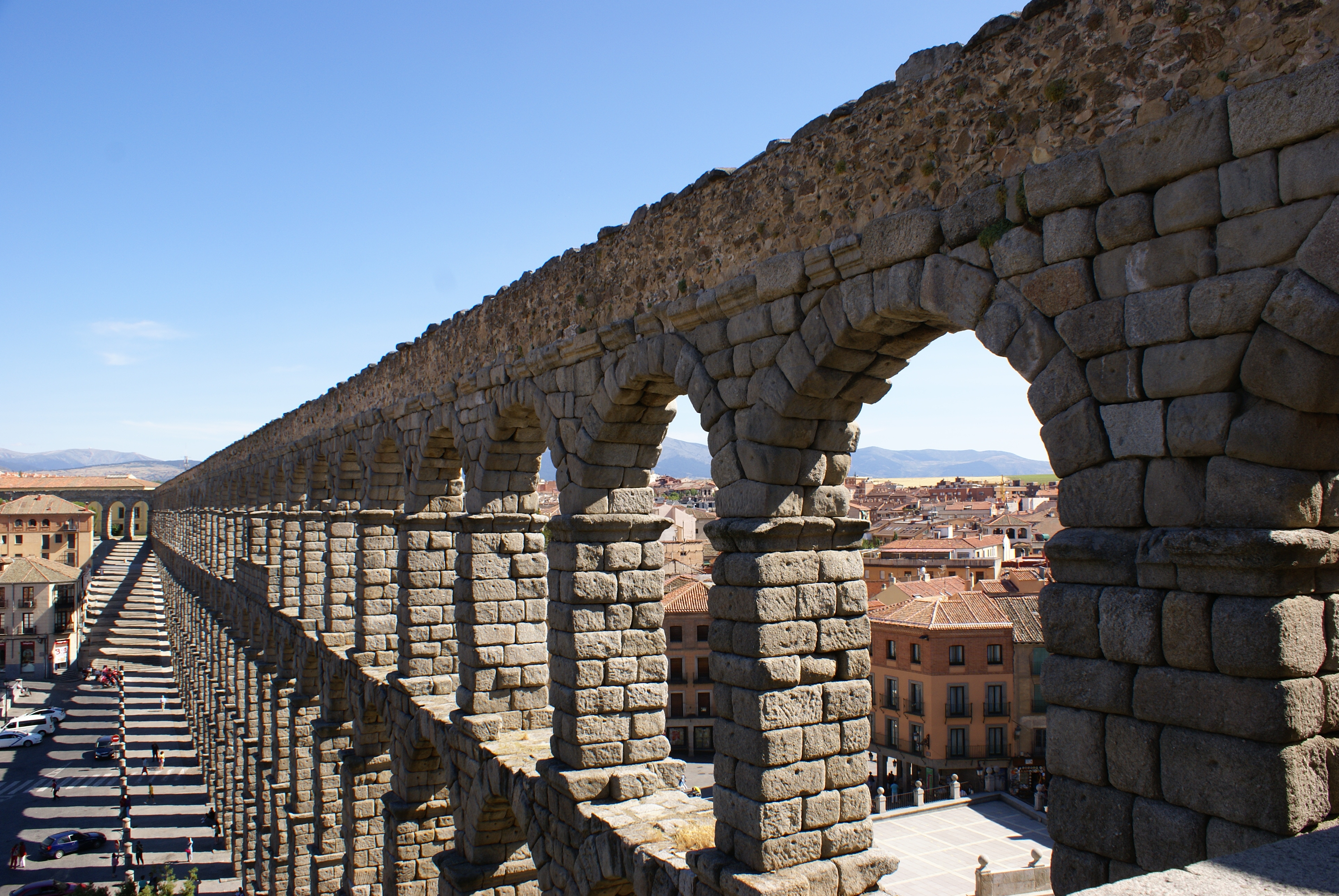 古罗马大渡槽aqueduct of segovia