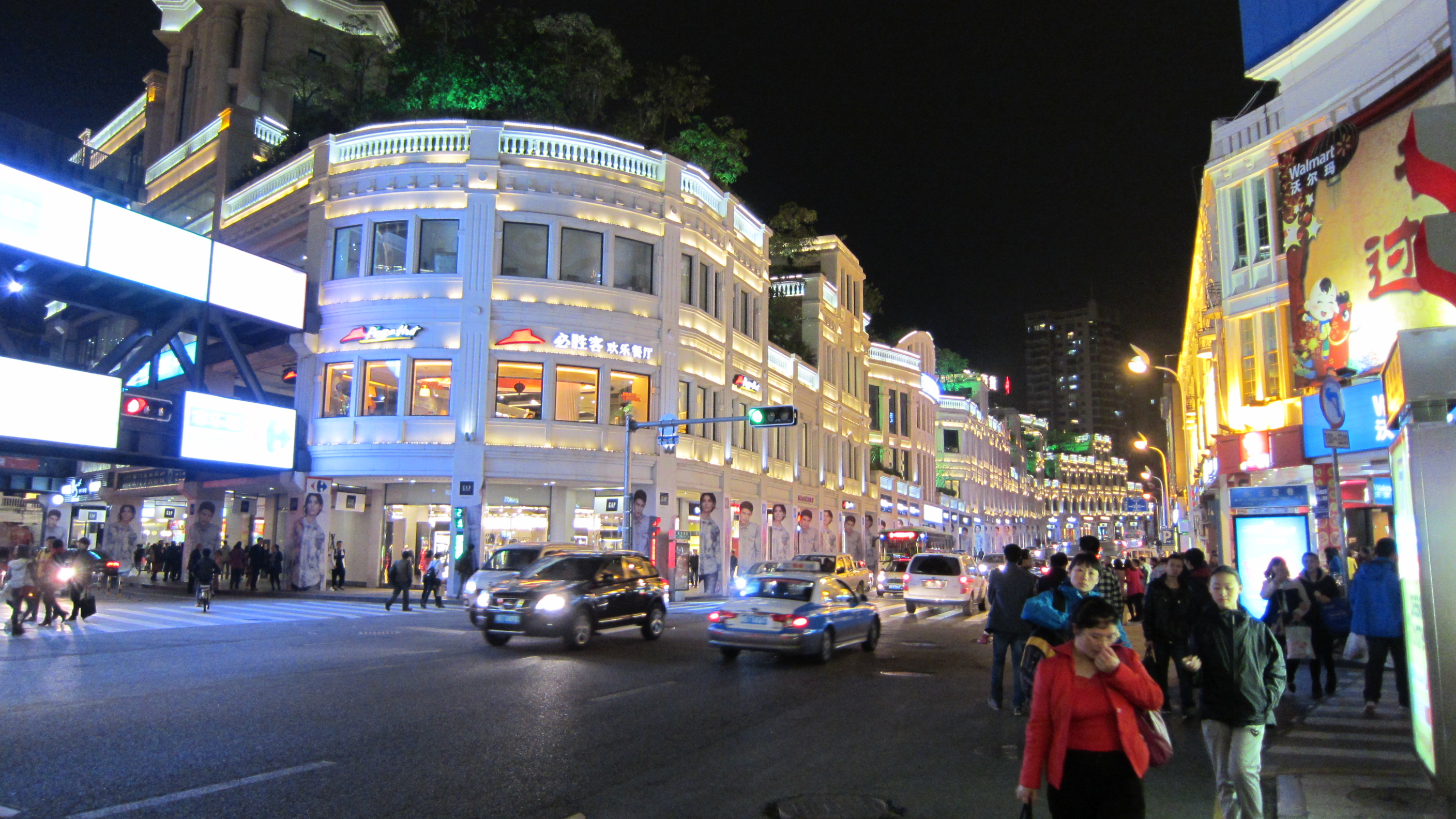 厦门中山路步行街夜景图片