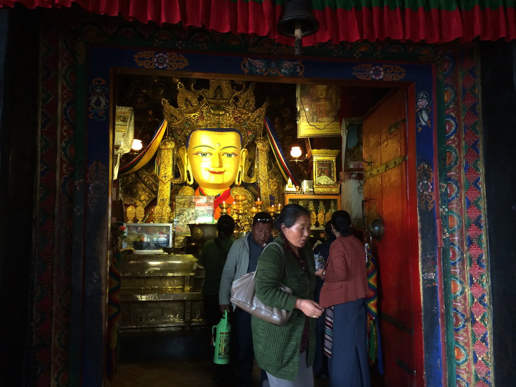 强巴佛,是哲蚌寺的主供佛.