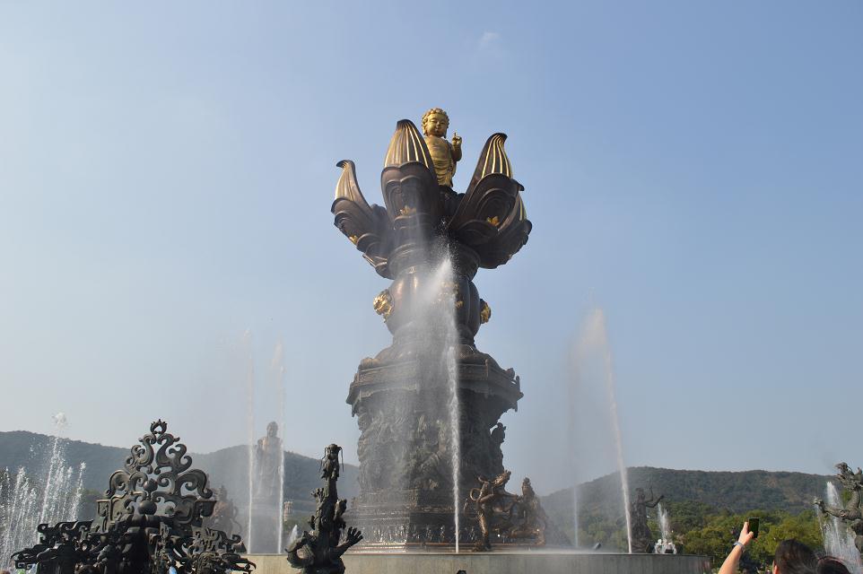 【携程攻略】灵山景区九龙灌浴适合家庭亲子旅游吗,九龙灌浴家庭亲子