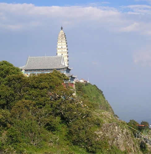 迦叶入定鸡足山图片