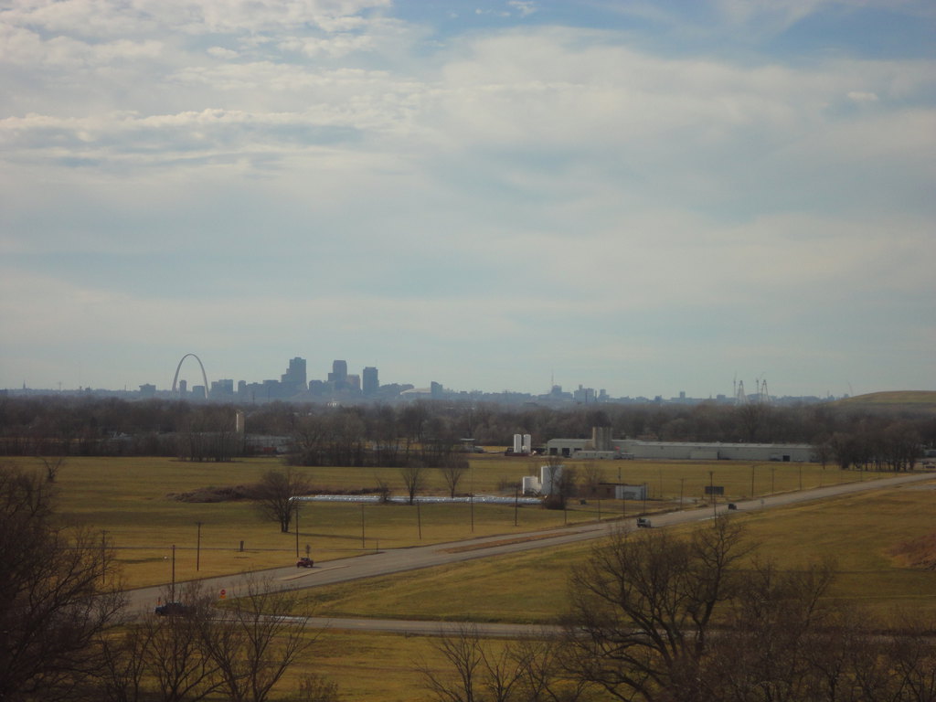 美国的世界文化遗产地 卡霍基亚台基群(cahokia mounds)