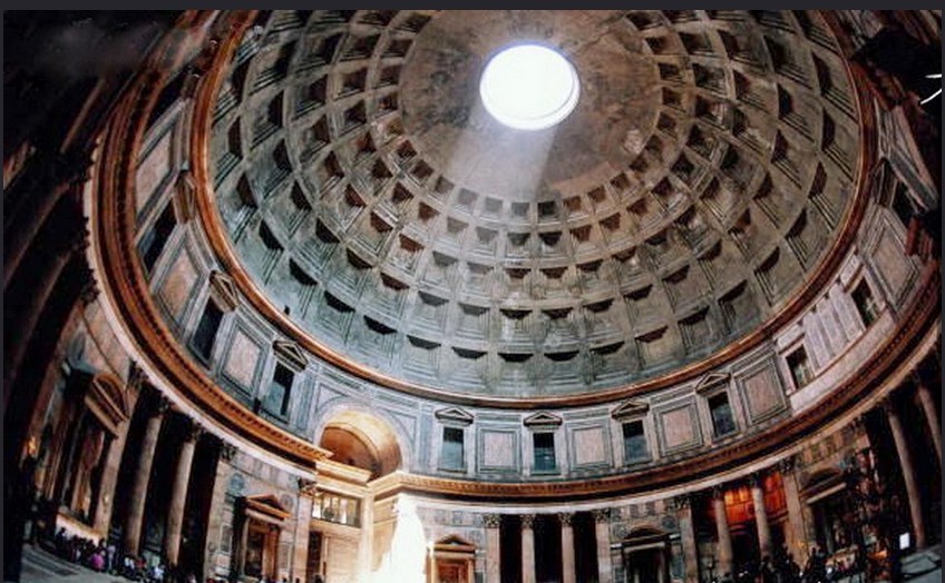 【携程攻略】罗马万神殿景点,就是以前古罗马的中心地带,现在则是废墟