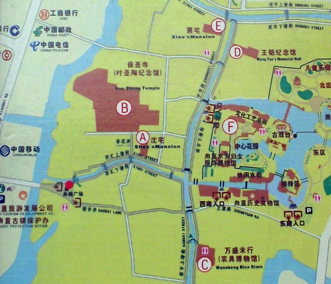 斜塘老街地图图片