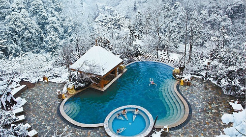 中国·洪雅半山七里坪旅游度假区1日温泉票