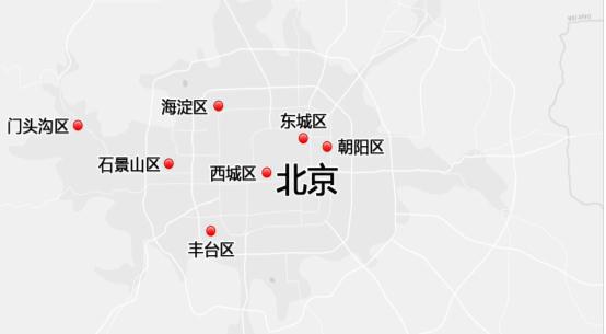 北京二環路以內的東城區西城區兩個區是傳統的內城區,而隨著城市的