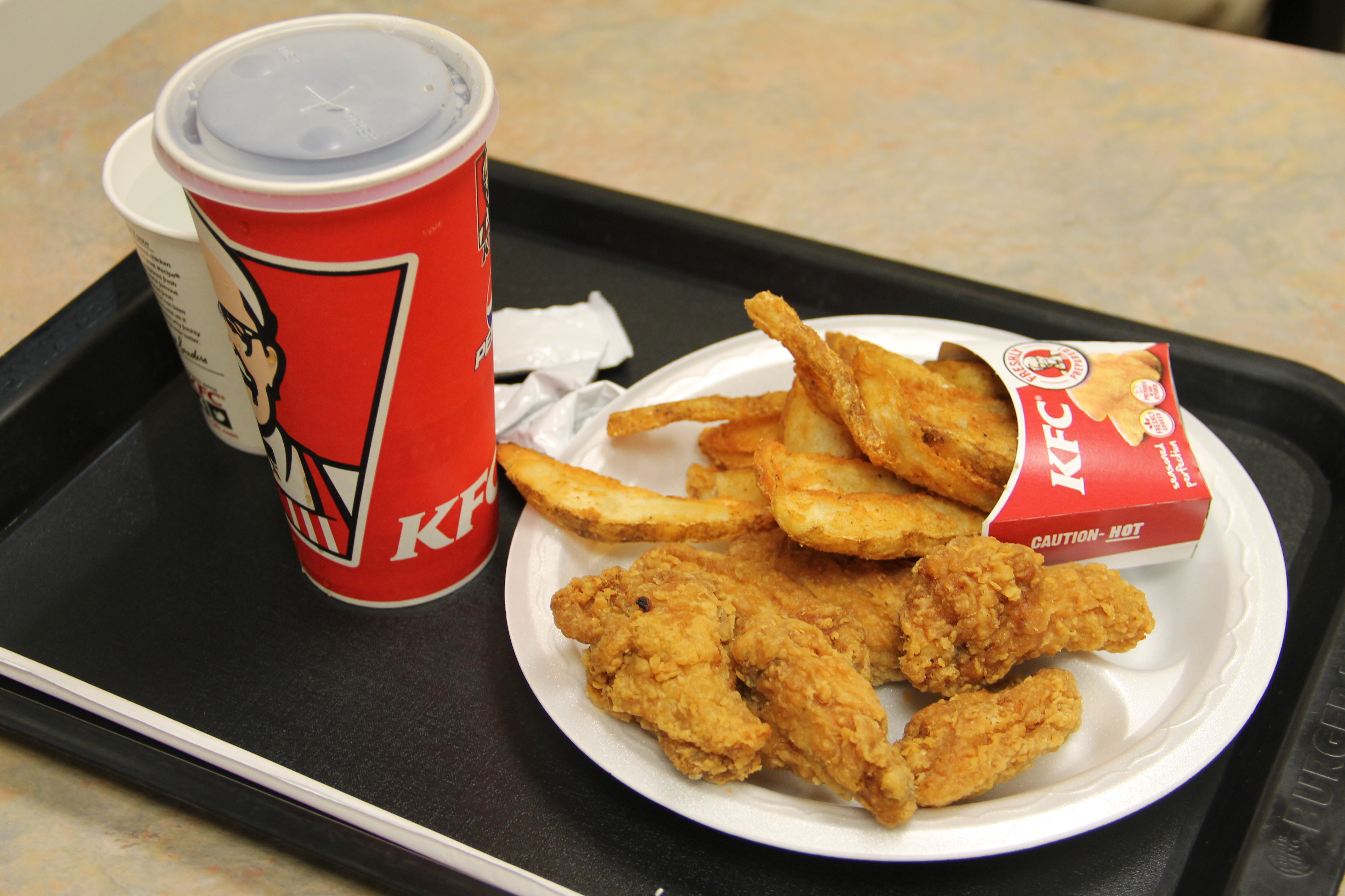 连kfc也是偏咸