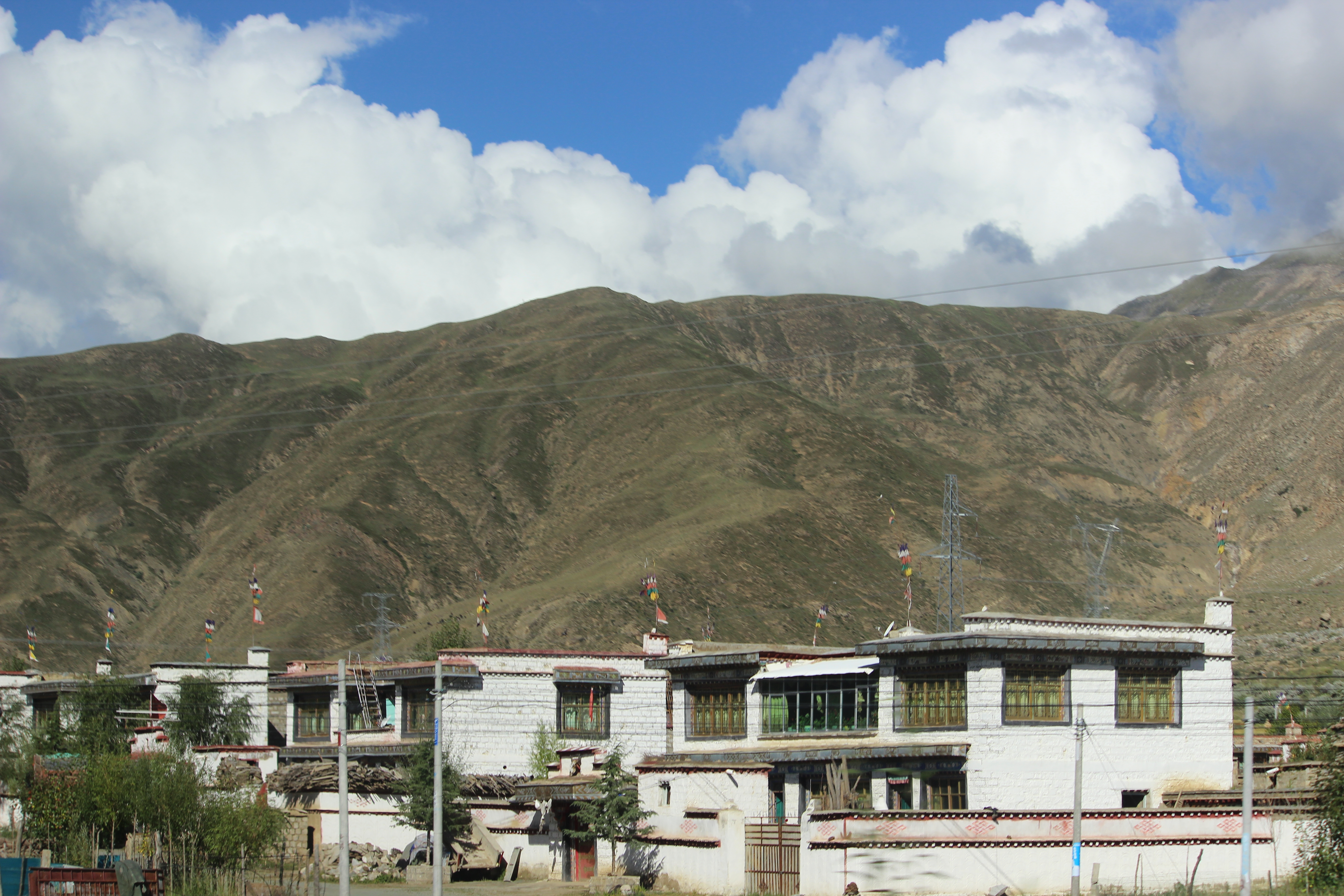 青藏高原民居图片