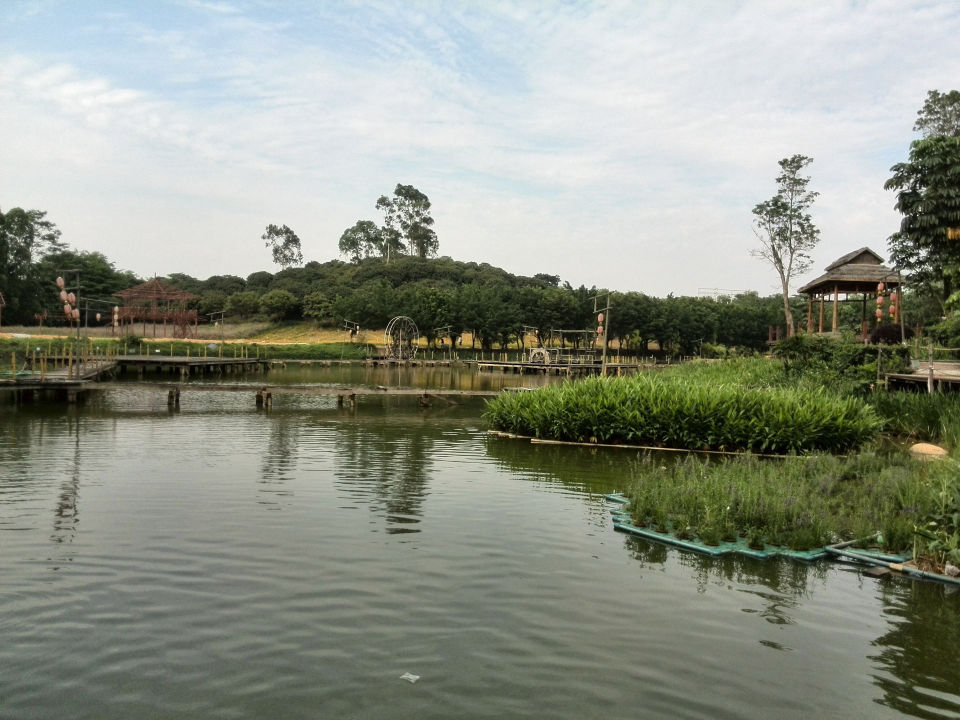 带著爸妈去旅行之松山湖百花洲一日游