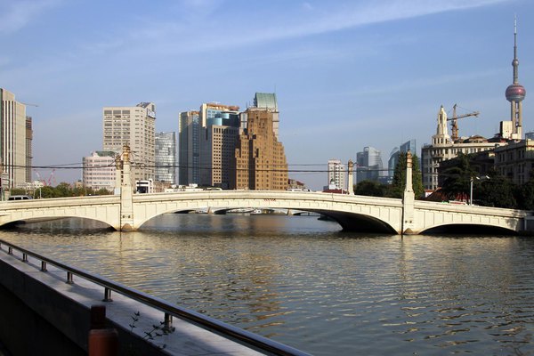 苏州河上的桥图片