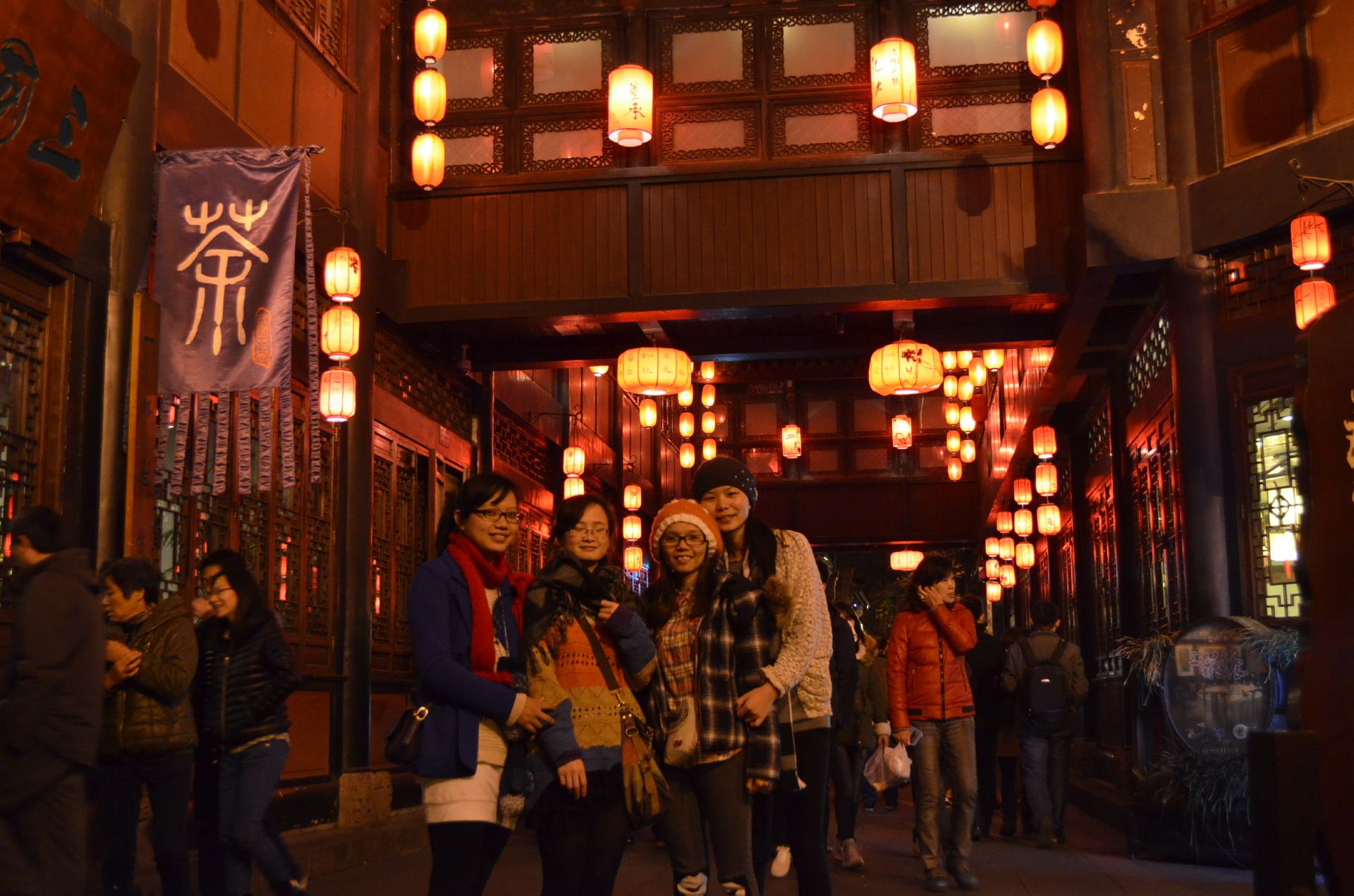 锦里夜景图片,壁纸_大山谷图库