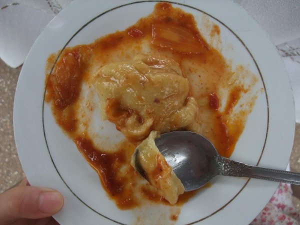 口碑榜 特卖汇 fufu汤                             加纳人吃fufu是