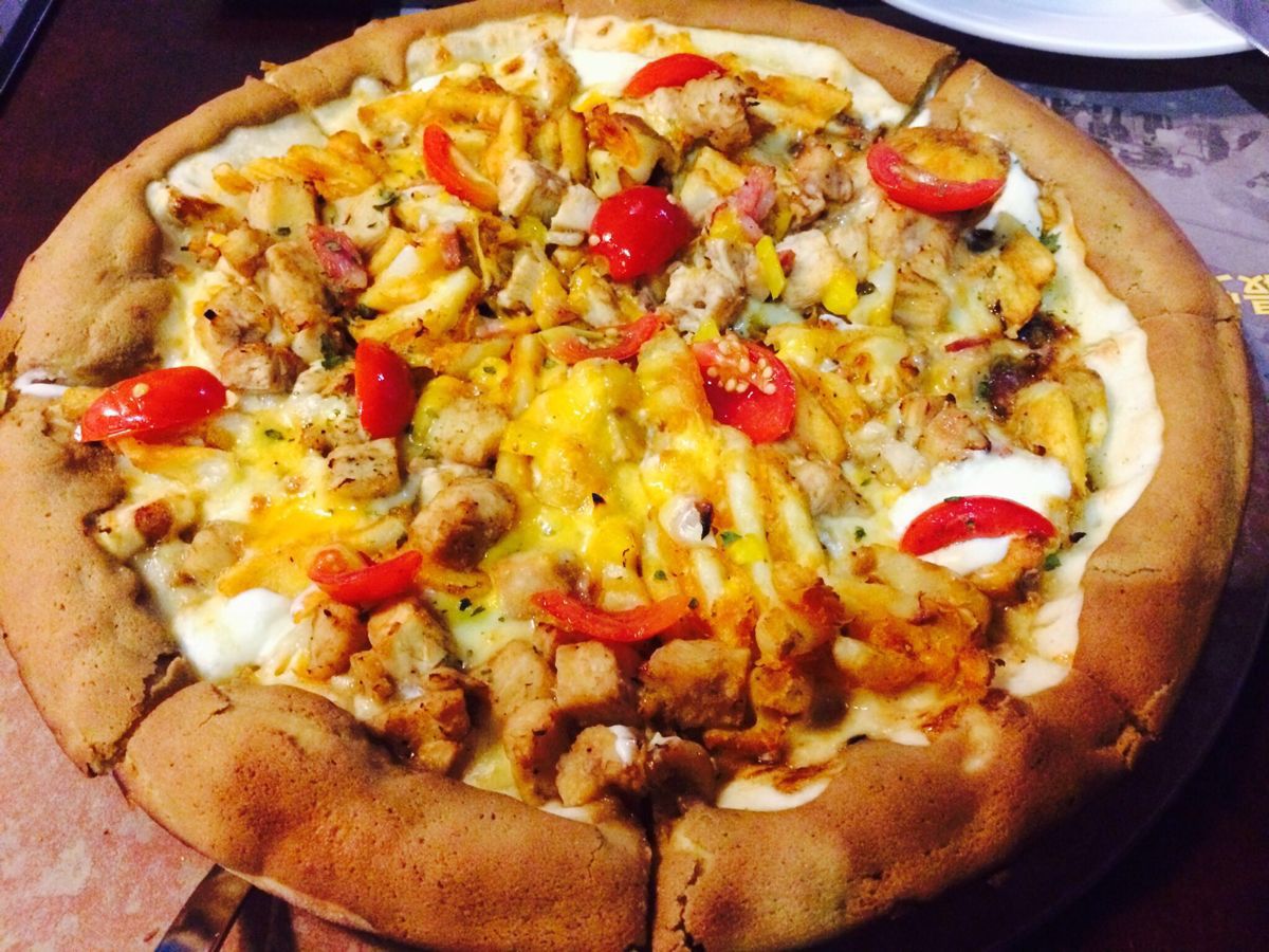 pizza米斯特比萨(福州路店)美食餐厅,招牌土豆披萨味道不错,土豆