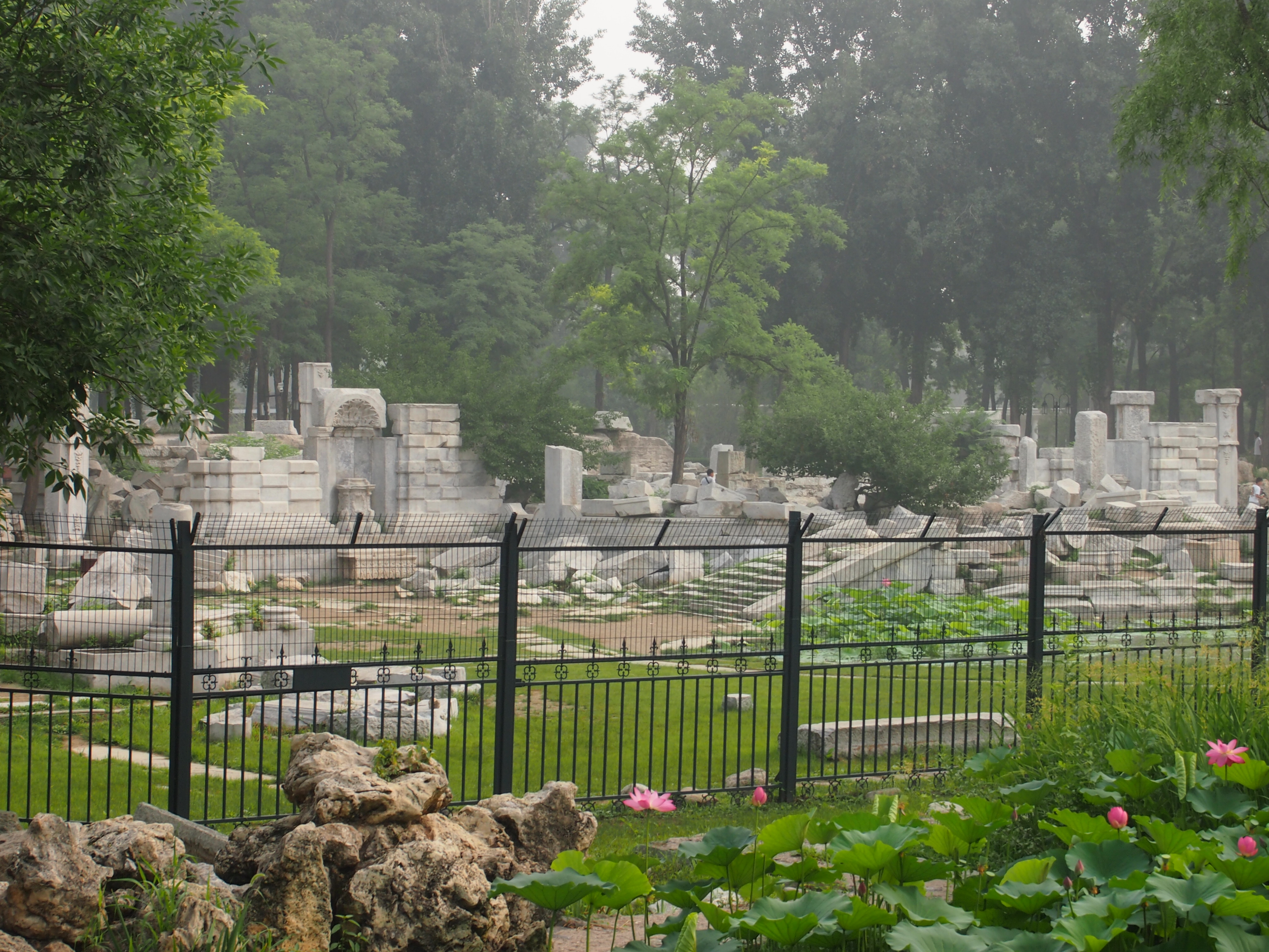 外看遺址 圓明園