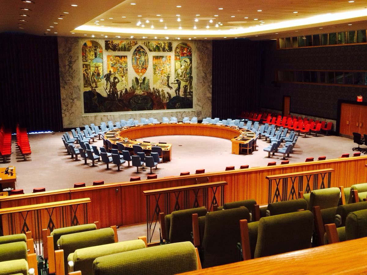 联合国大楼内部图片