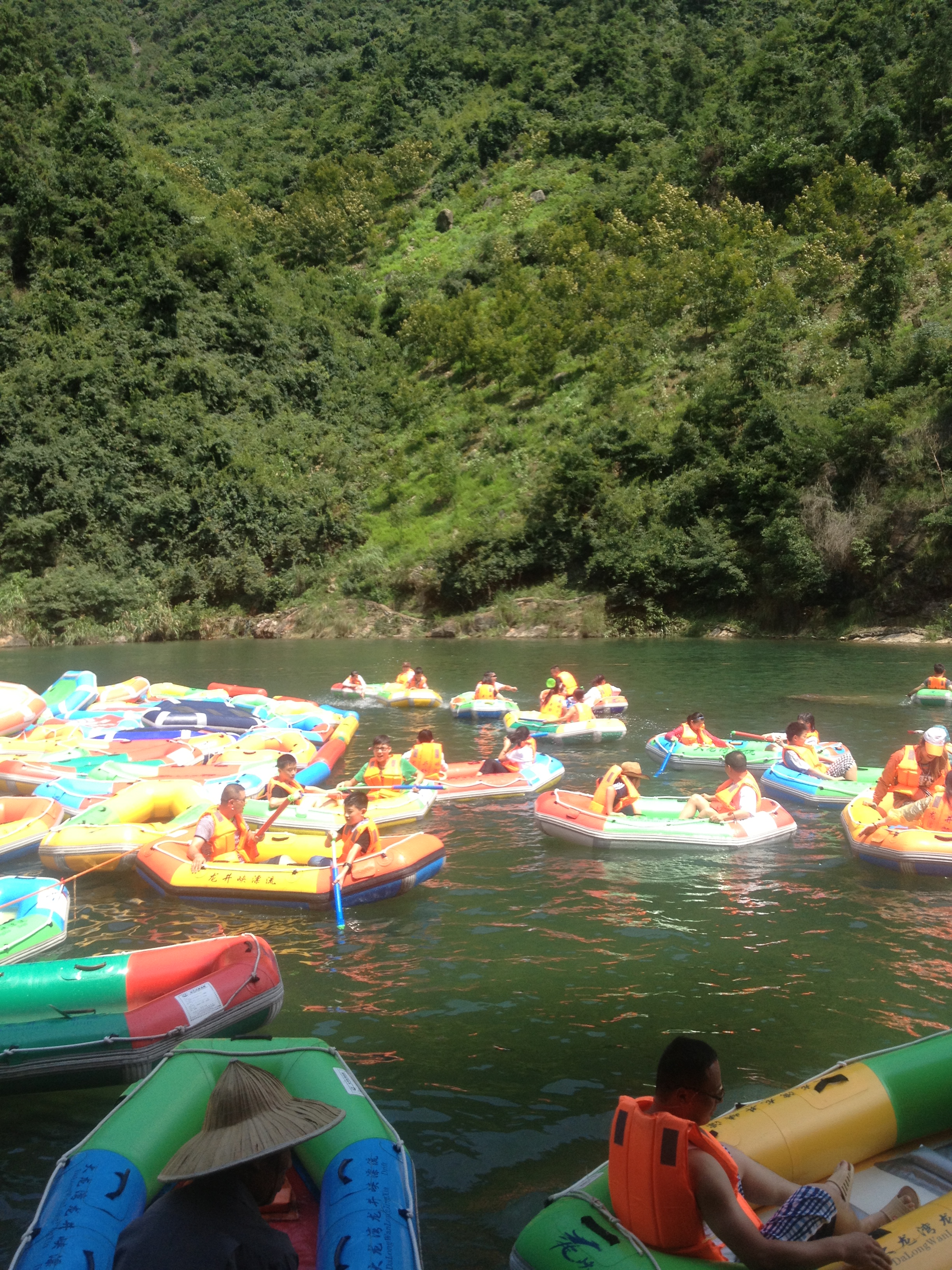 龙井峡漂流