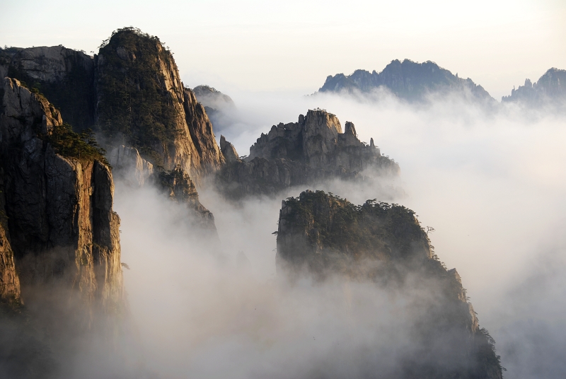 春天里,黄山美丽春光