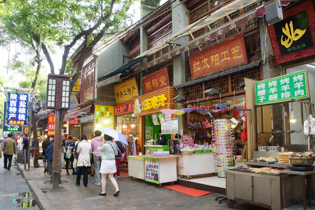 回民街美食,美景