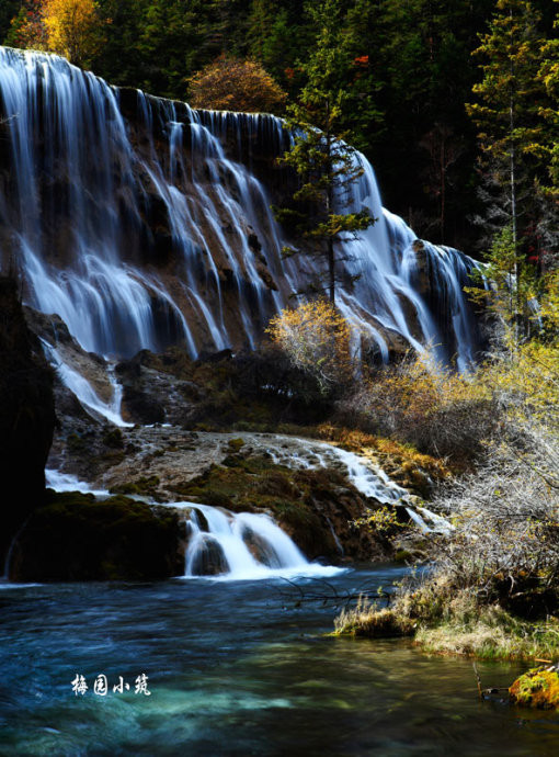万千珍珠落九天 -- 九寨沟之珍珠滩