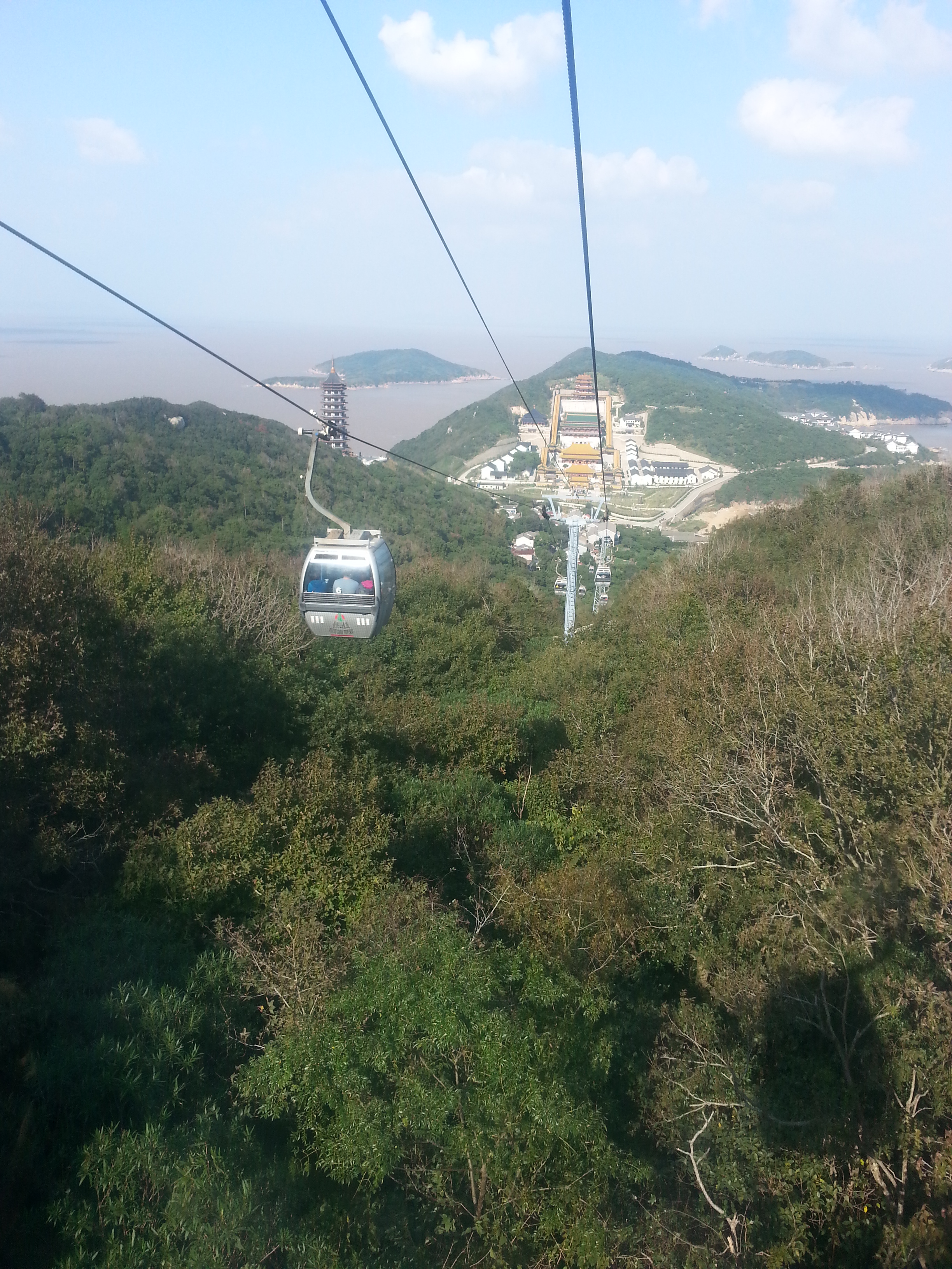 週末普陀山禮佛之旅,遇上游客高峰.