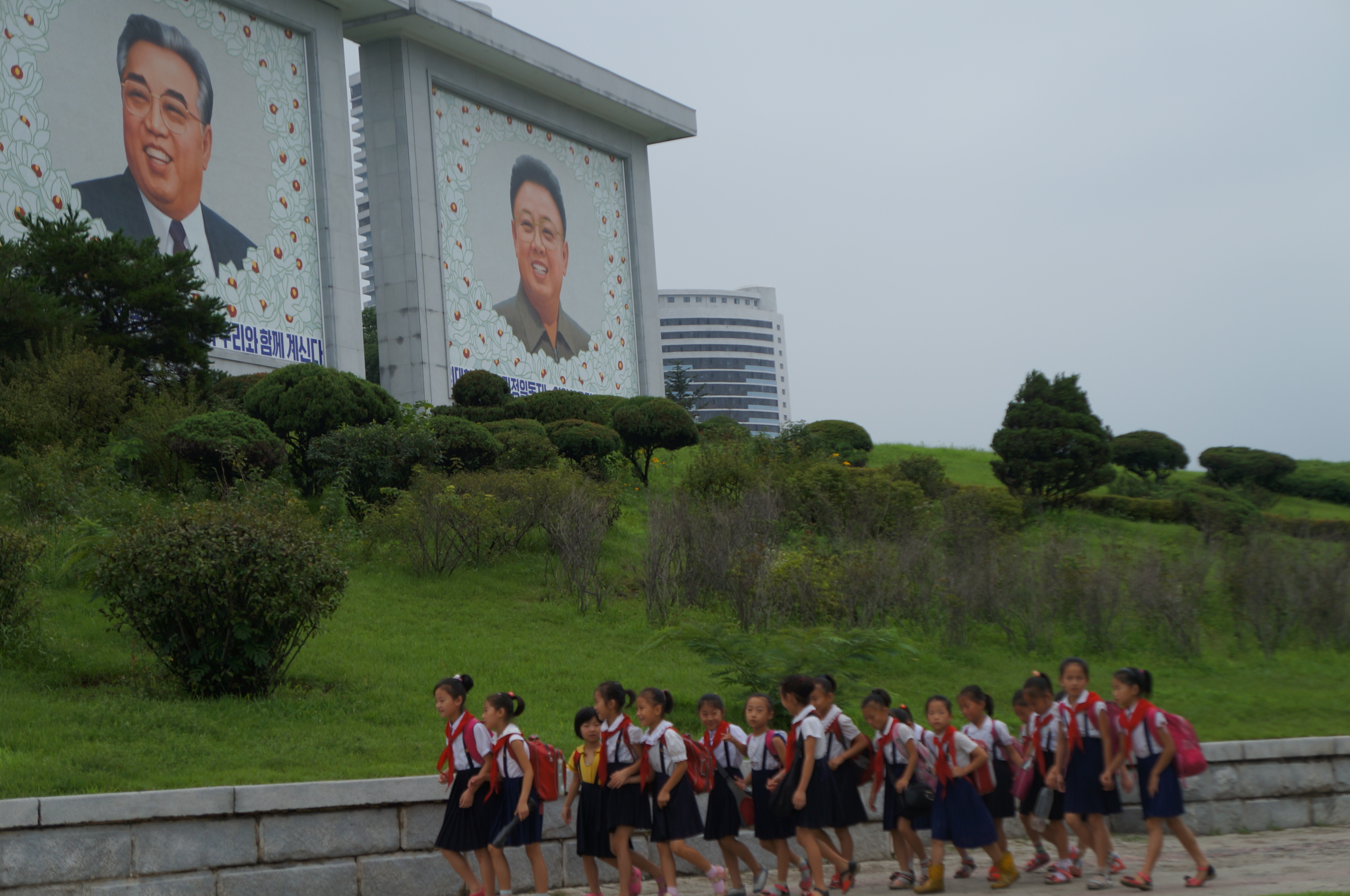朝鲜万寿台电视台图片