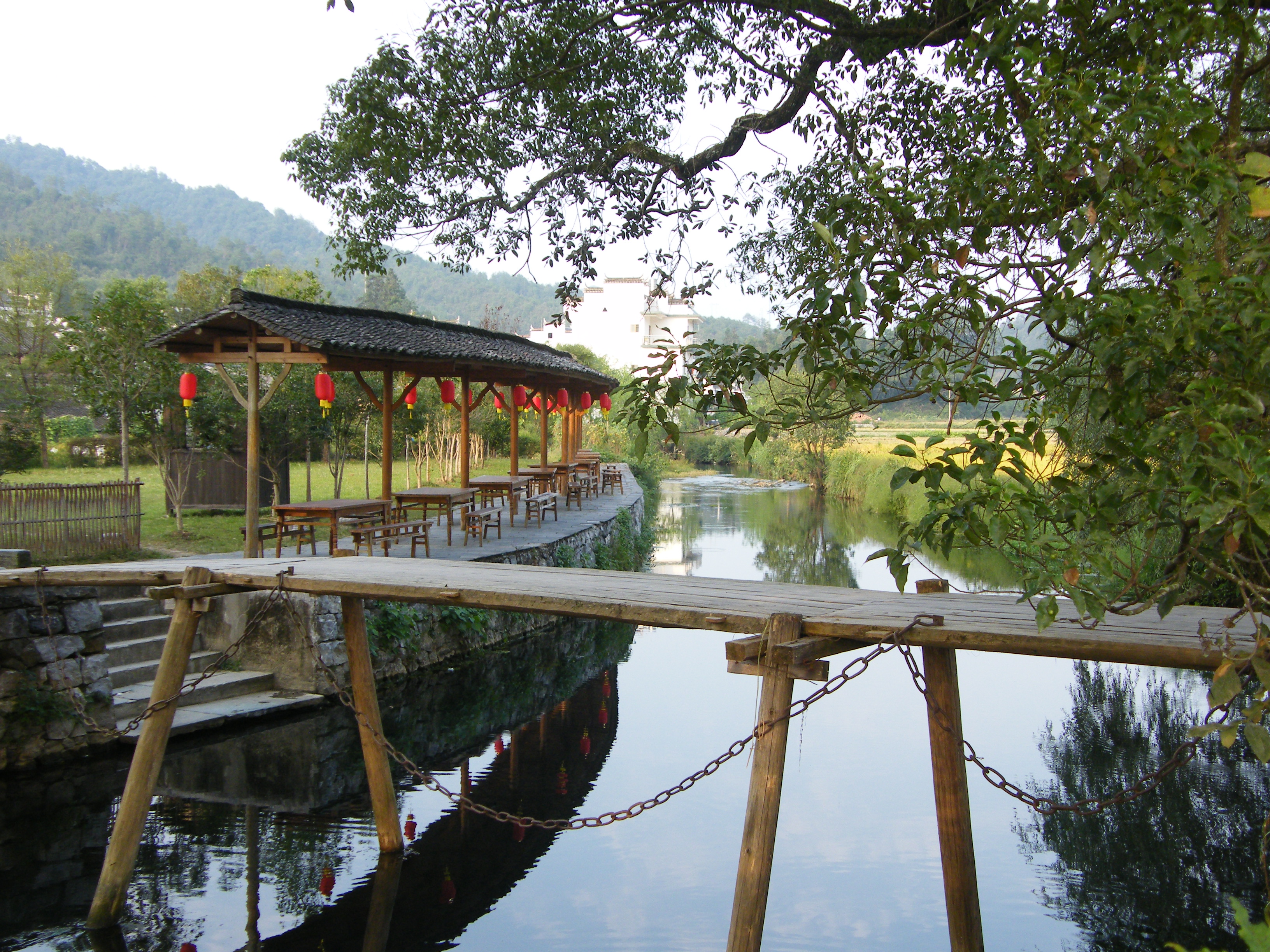 婺源嚴田旅遊景點攻略圖