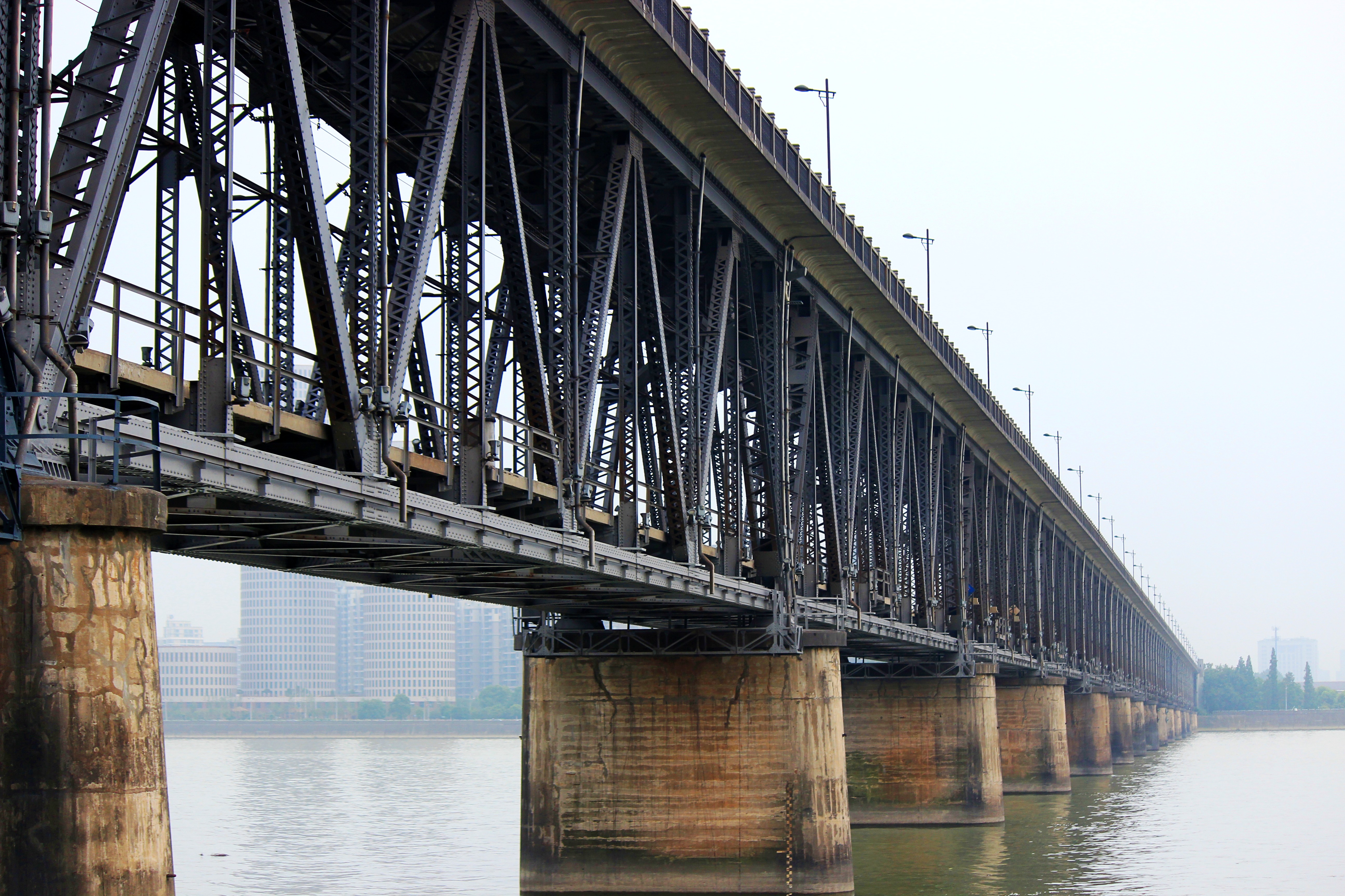 钱塘江大桥老照片图片