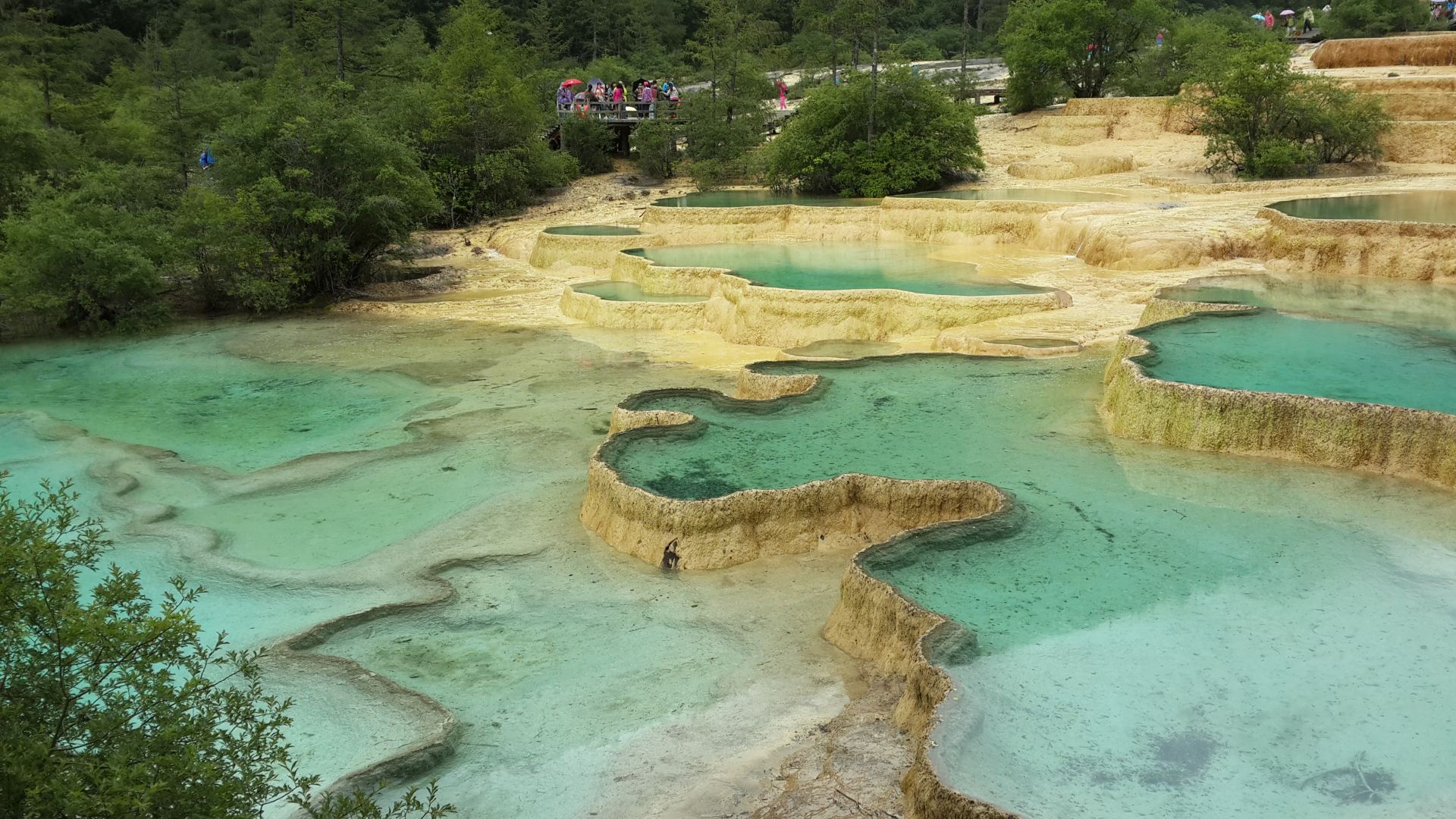 黄龙主沟旅游景点攻略图