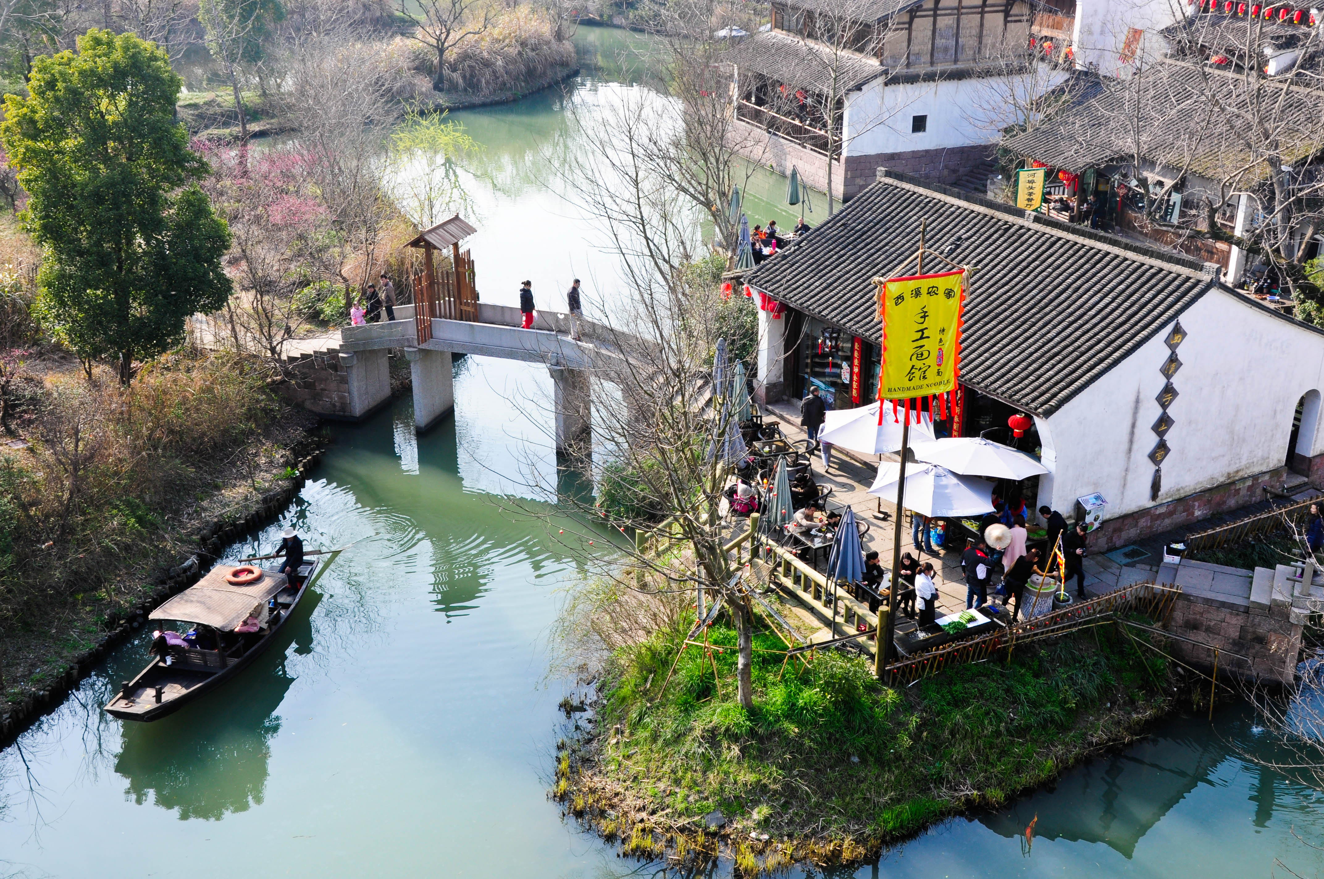 俯瞰景区 河渚塔