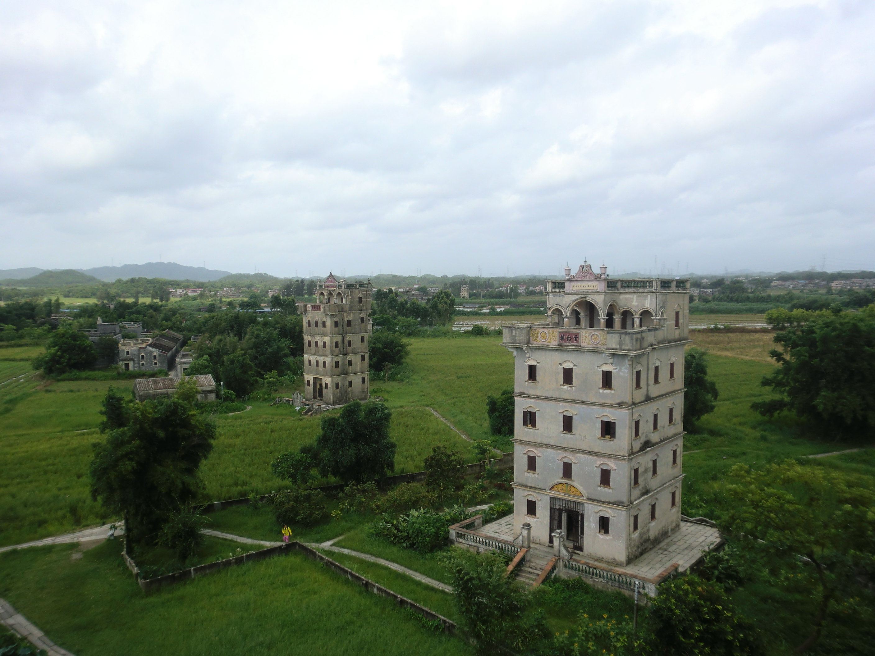开平自力村碉楼群赤坎古镇立园拼团一日游