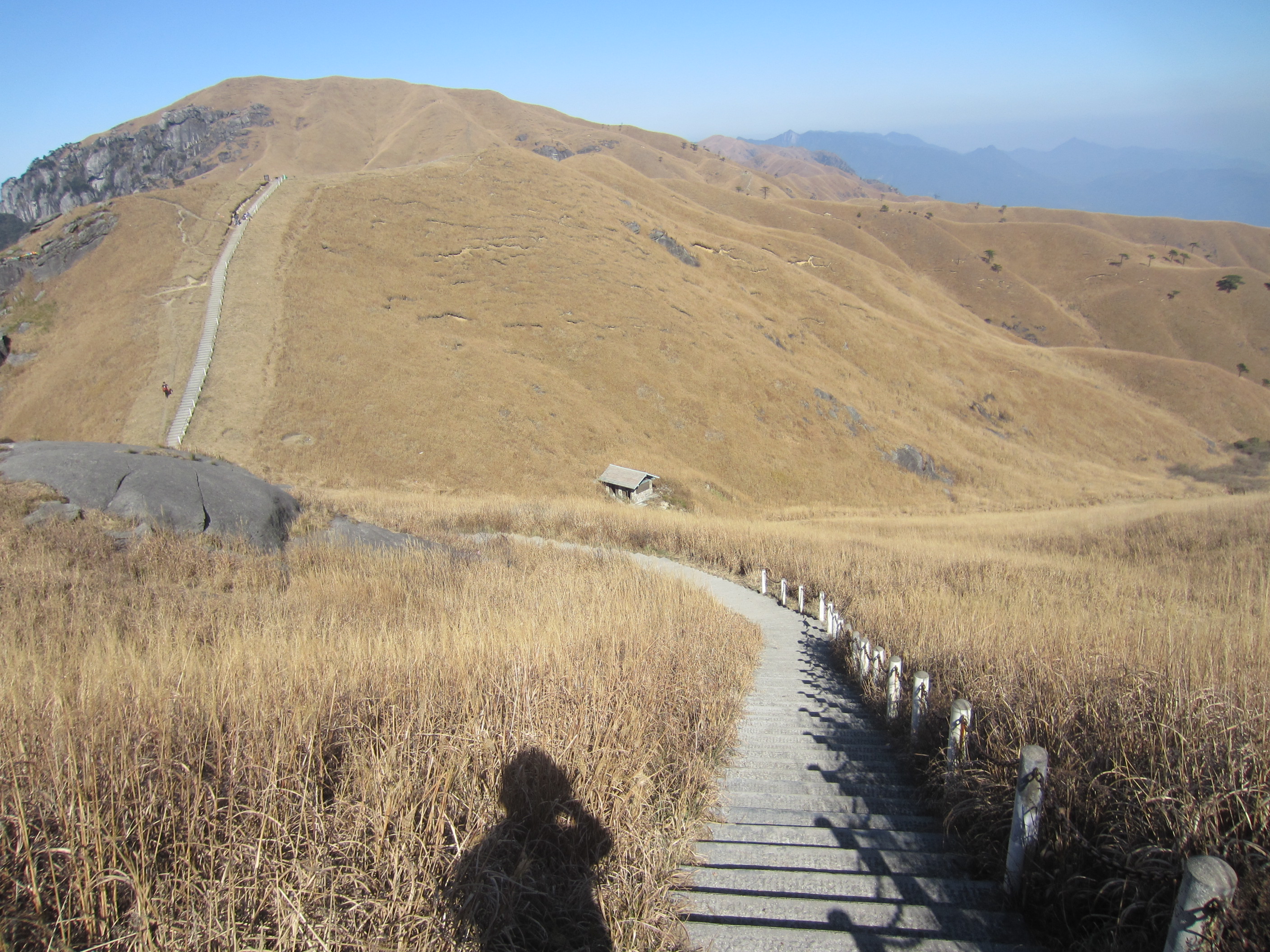 2013秋 兄弟们登顶武功山白鹤峰