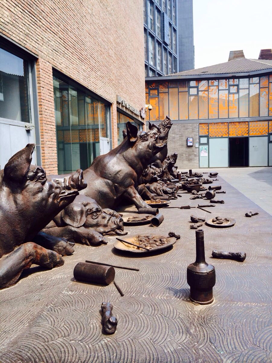 北京百子湾,今日美术馆一日游,到了这里知道自己是俗人一个.